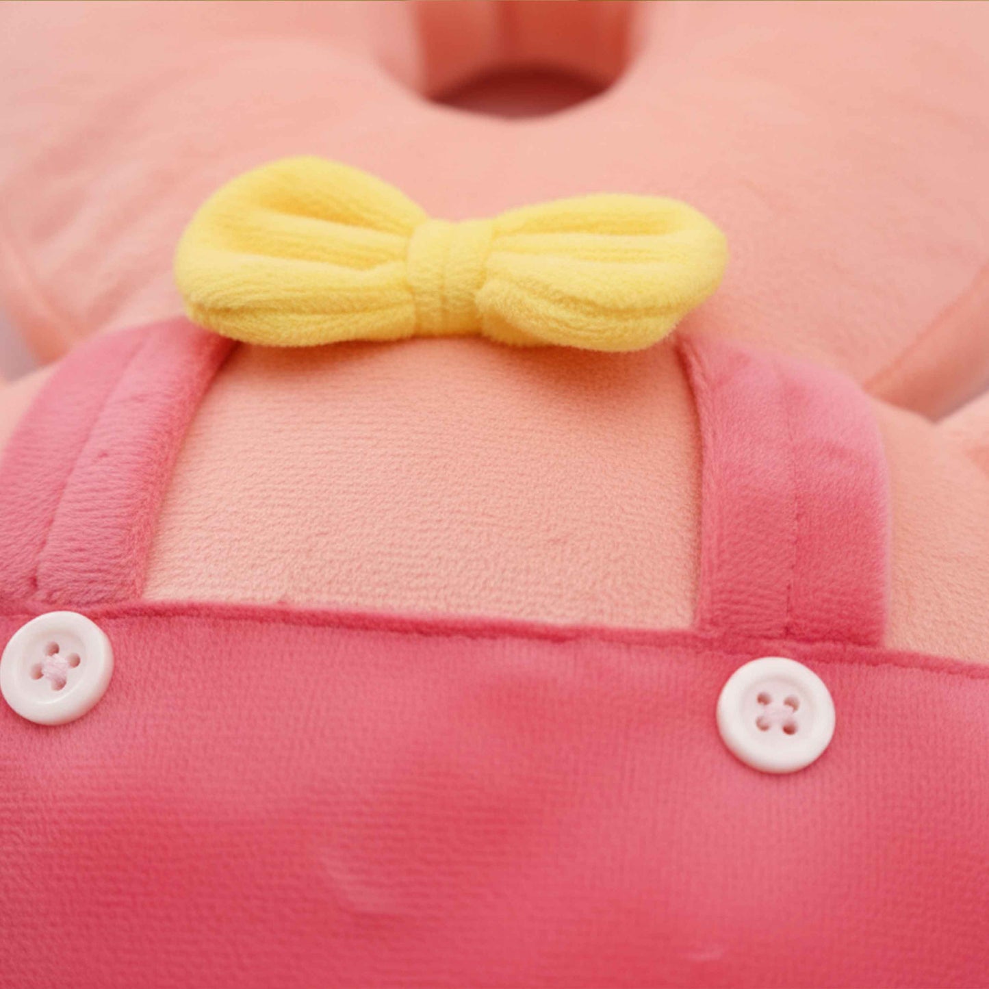 Baby Head Protector Cushion Backpack (Pink) – Anti-Fall Safety Head Guard, Soft & Breathable (6+ Months)