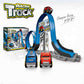 Kids road racing stunt track toy with inertial driving cars