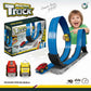 Double loop racing track set with 2 cars for kids ages 3+

Kids road racing track toy with inertial driving stunt loops

Racing track loop toy set with red and yellow cars included

Double loop car track set with strong power and game mode

Indoor kids racing track toy loop stunt track set