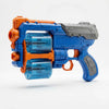Storm X Revolt revolver foam dart shooter blaster toy with rotating drum and 12 soft foam darts for kids

Kids revolver-style foam dart blaster with manual firing system and ergonomic grip design

Safe soft bullet toy gun for children indoor outdoor target practice and role play

Storm X Revolt foam dart revolver shooter toy with durable plastic body and soft foam ammo