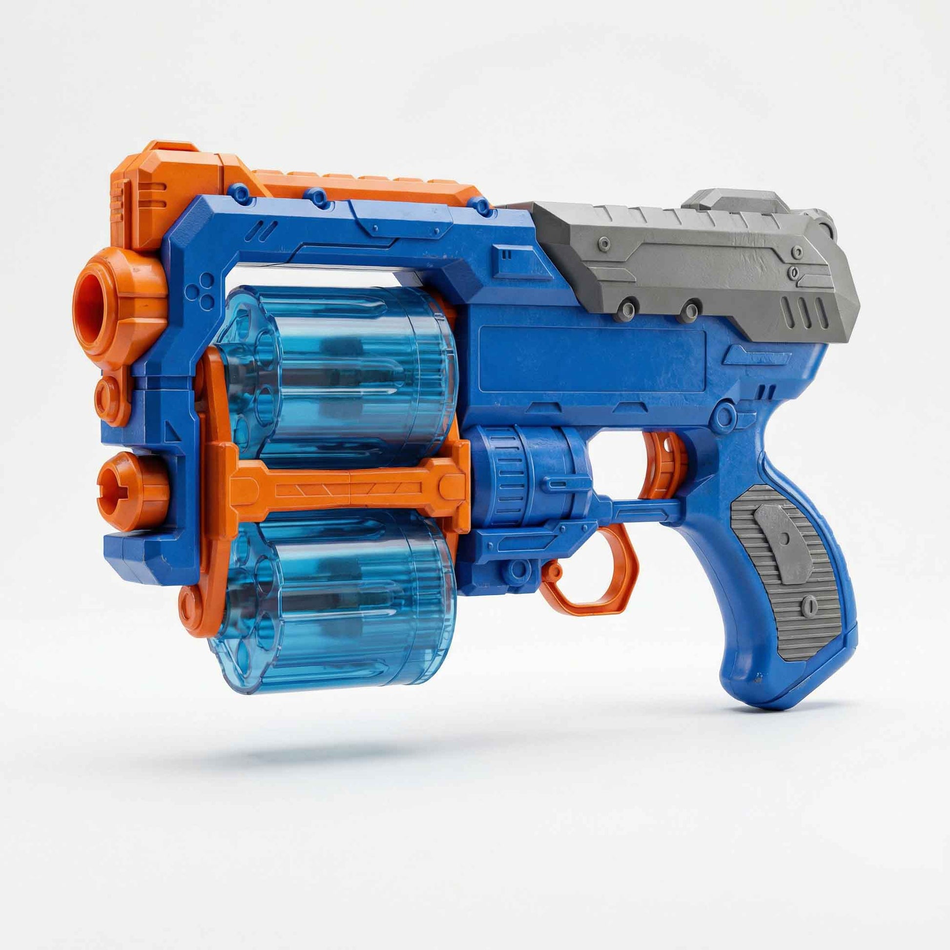 Storm X Revolt revolver foam dart shooter blaster toy with rotating drum and 12 soft foam darts for kids

Kids revolver-style foam dart blaster with manual firing system and ergonomic grip design

Safe soft bullet toy gun for children indoor outdoor target practice and role play

Storm X Revolt foam dart revolver shooter toy with durable plastic body and soft foam ammo