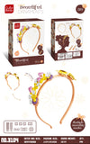 DIY Small Particle Building Block Girl Headband Accessories – Sunflower & Ice Cream Series
