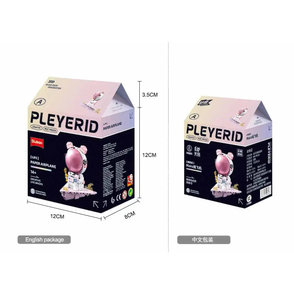 Sluban Pleyerid Astronaut Creative Life Bricks – Space Mini Figure Building Blocks