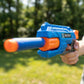 Kids safe foam dart blaster toy gun with manual firing system and ergonomic grip design