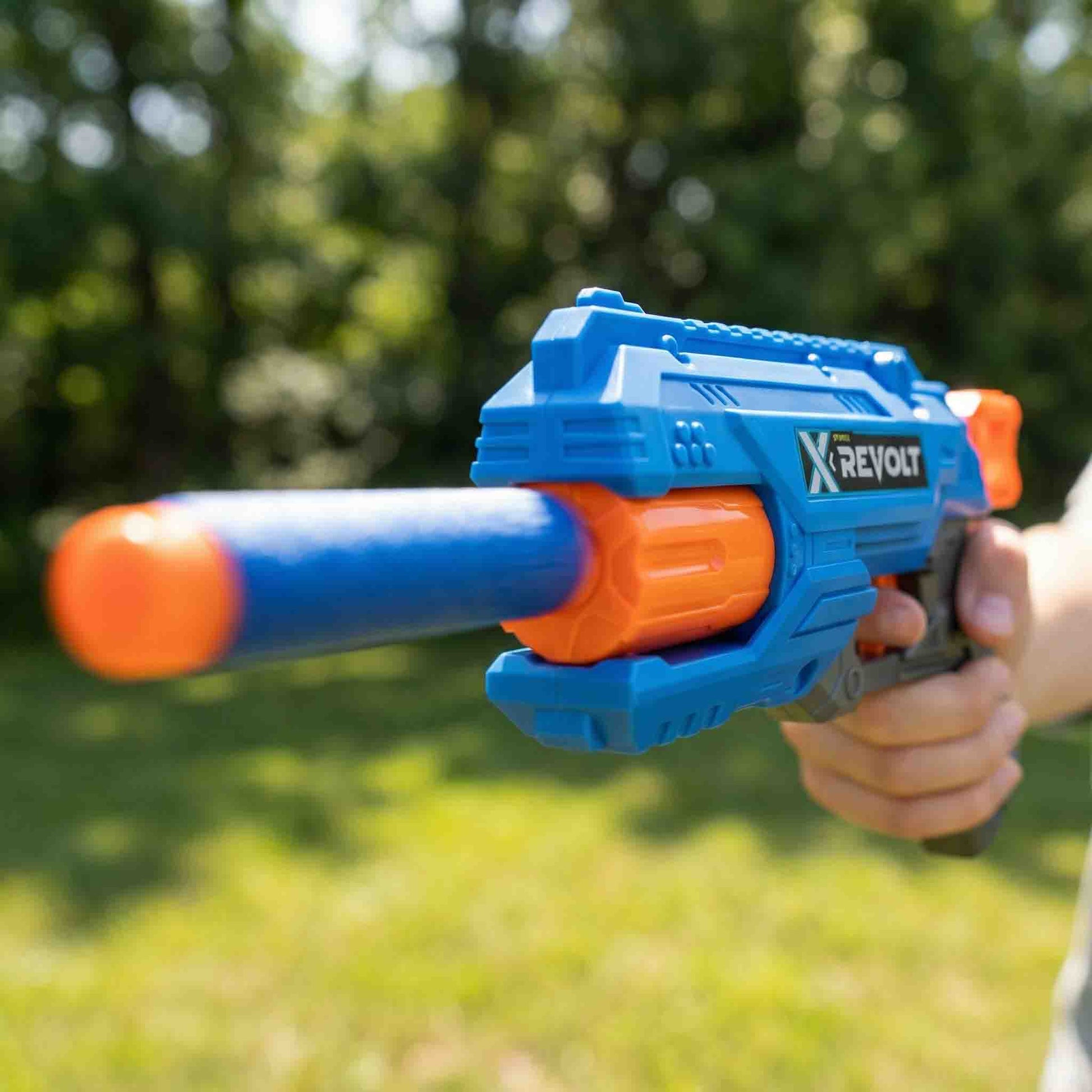 Kids safe foam dart blaster toy gun with manual firing system and ergonomic grip design