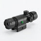 Rail mounted tactical red laser sight with adjustment controls for rifle targeting accessory
