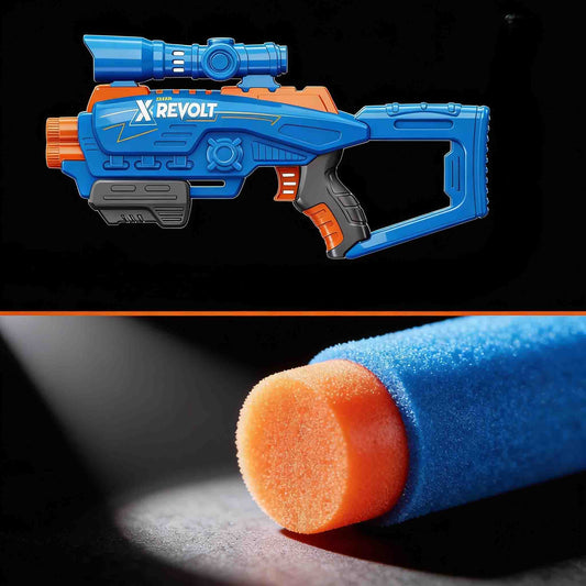 X Revolt Storm Revolver Shooter toy with foam darts
