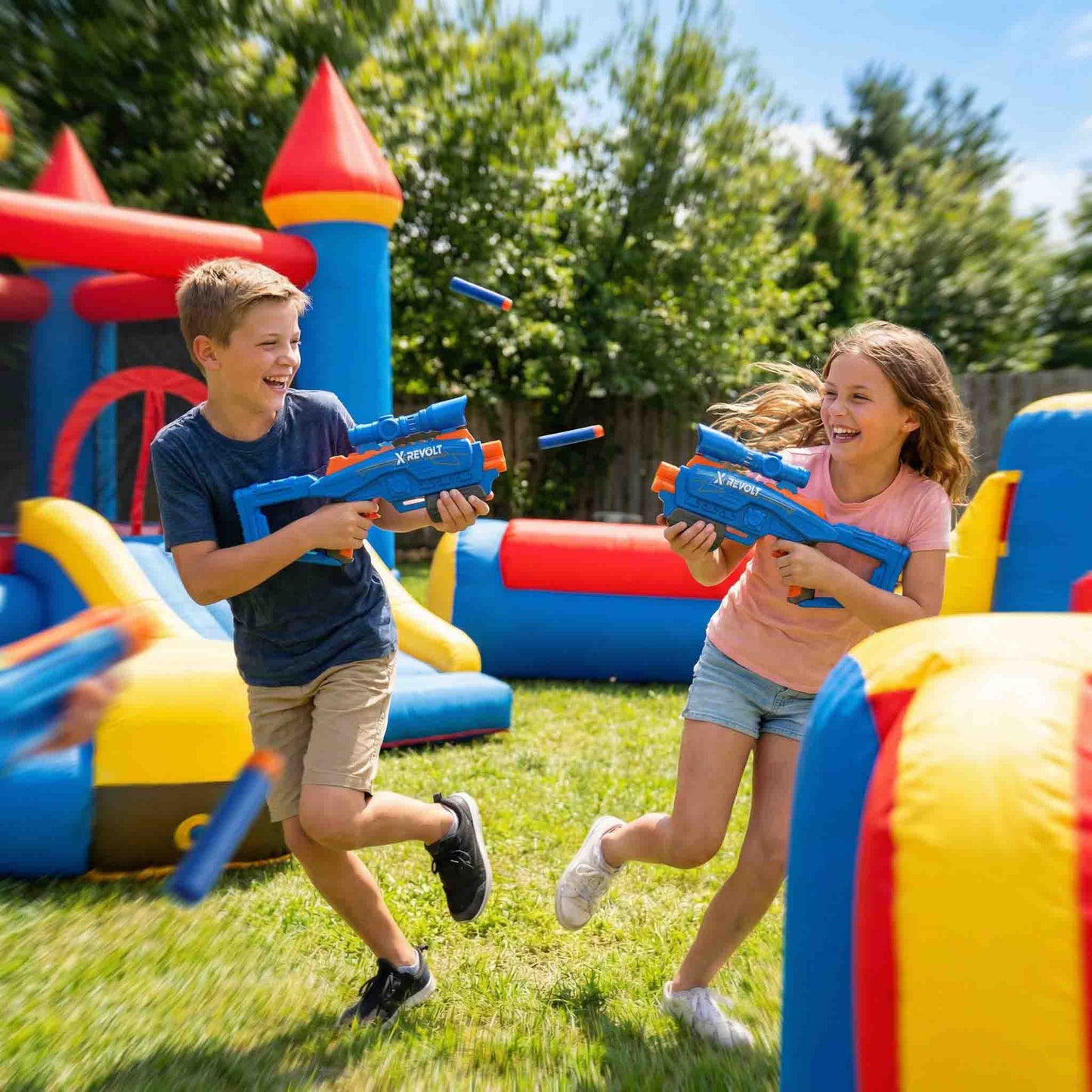 Large Foam Dart Blaster with Scope Design