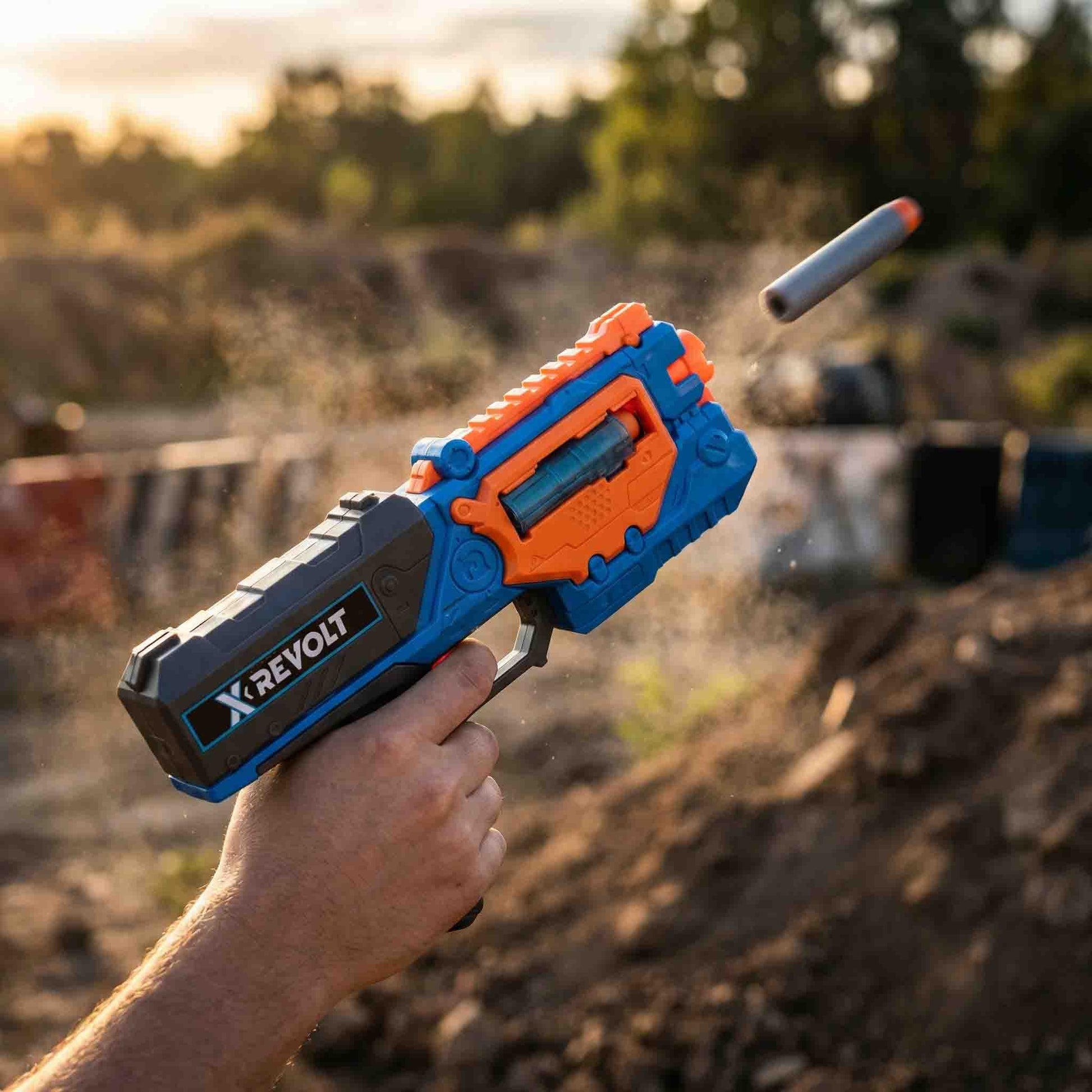 Kids foam bullet shooting gun