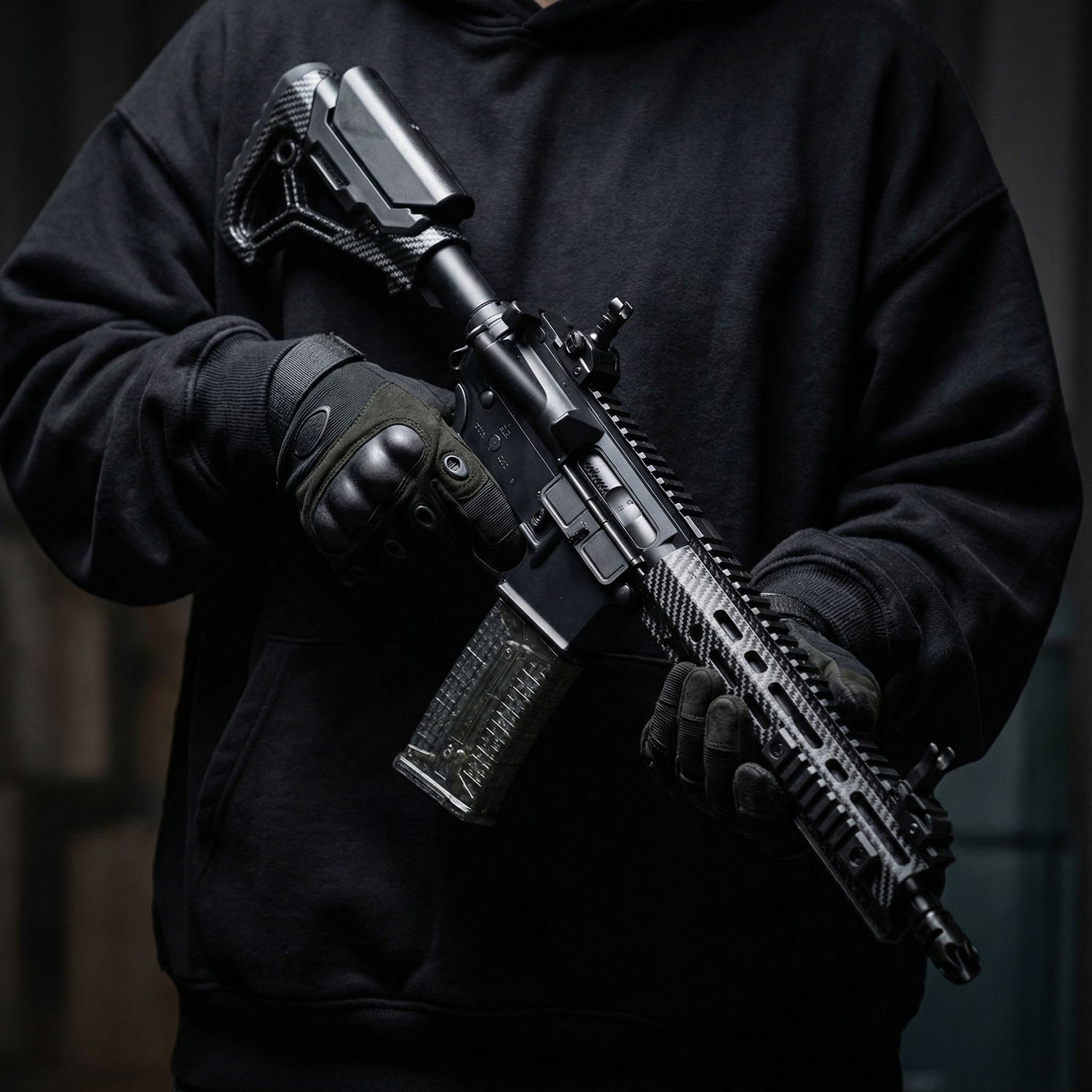 AR-15 F4 electric water gel blaster toy 76cm with tactical carry bag