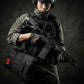 AR-15 F4 electric water gel blaster with adjustable stock and carry case