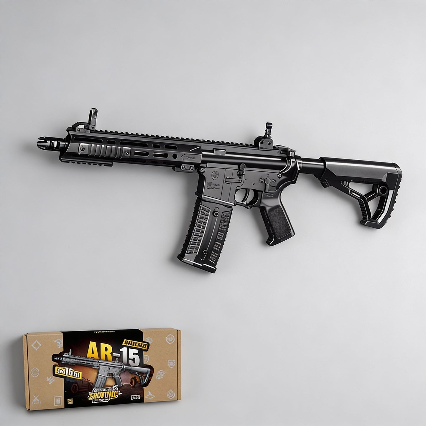 AR-15 / F4 Electric Water Gel Blaster Toy 76cm – Rechargeable High-Speed Gel Ball Gun (14+ Ages) - Qatar