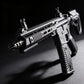 AR-15 electric gel blaster with metal gears and electric pre supply system