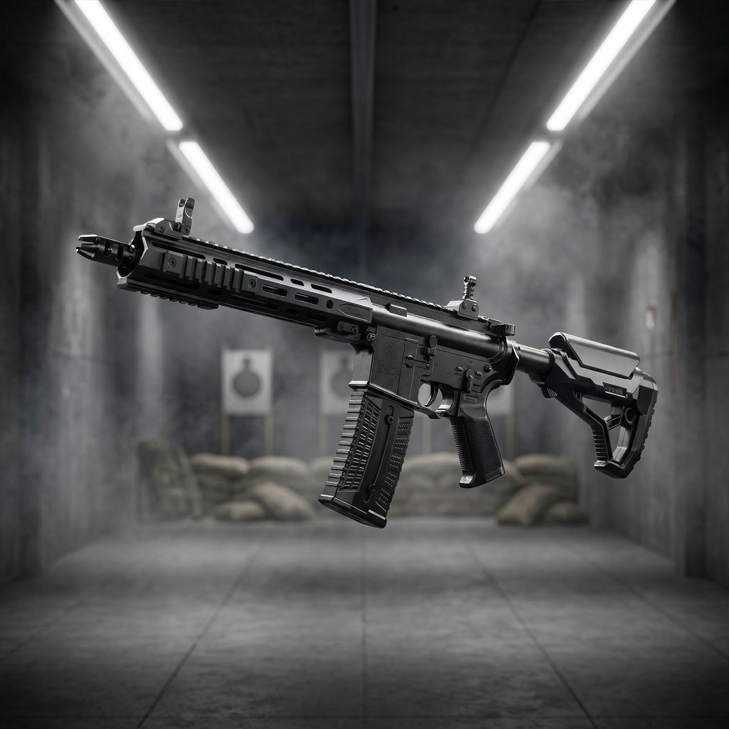AR-15 F4 tactical electric water gel blaster for outdoor play ages 14+