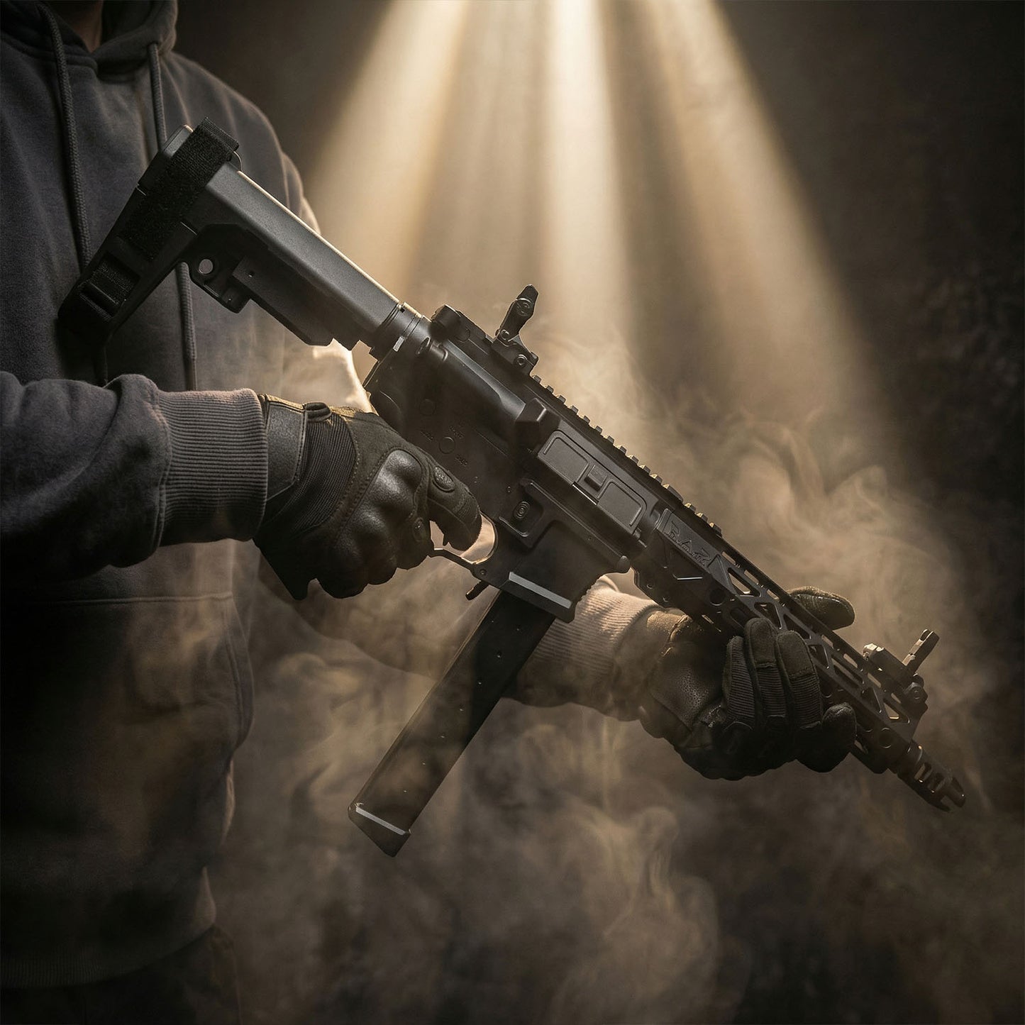 ARP9 electric water gel blaster tactical model 76cm