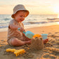 Kids outdoor beach toys set designed for sand and water play activities