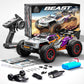 BEAST 4WD High-Speed RC Off-Road Truck (White/Purple/Orange) 1:16