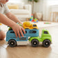 Bioplastic Car Carrier Truck Set – Eco Wheat Straw Construction Vehicles (18M+)