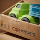 Construction vehicle toy set for toddlers with carrier truck and mini trucks