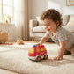 Bioplastic fire engine toy truck made from wheat straw eco friendly toddler toy 18M+