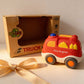 Bioplastic rescue fire truck toy for toddlers pretend play and early learning