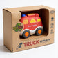 Bioplastic Fire Engine Toy Truck – Eco Wheat Straw Fire Truck (18M+)