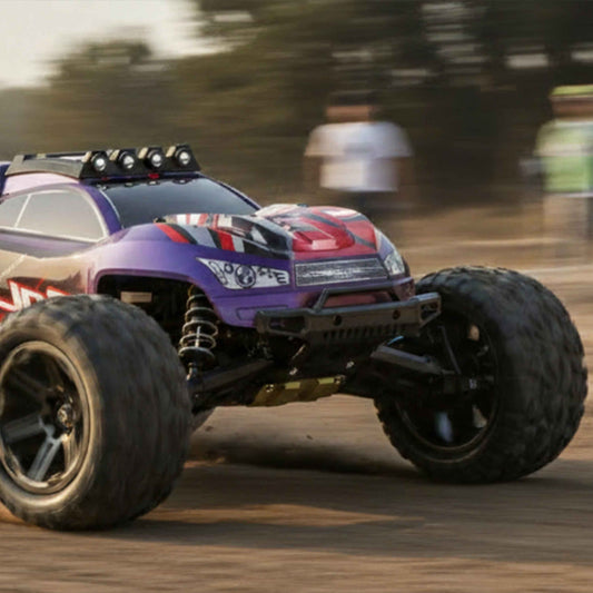 Polar Lights 1/10 Scale High Speed Monster Truck – 45 KMH Waterproof RC Car (Pink)