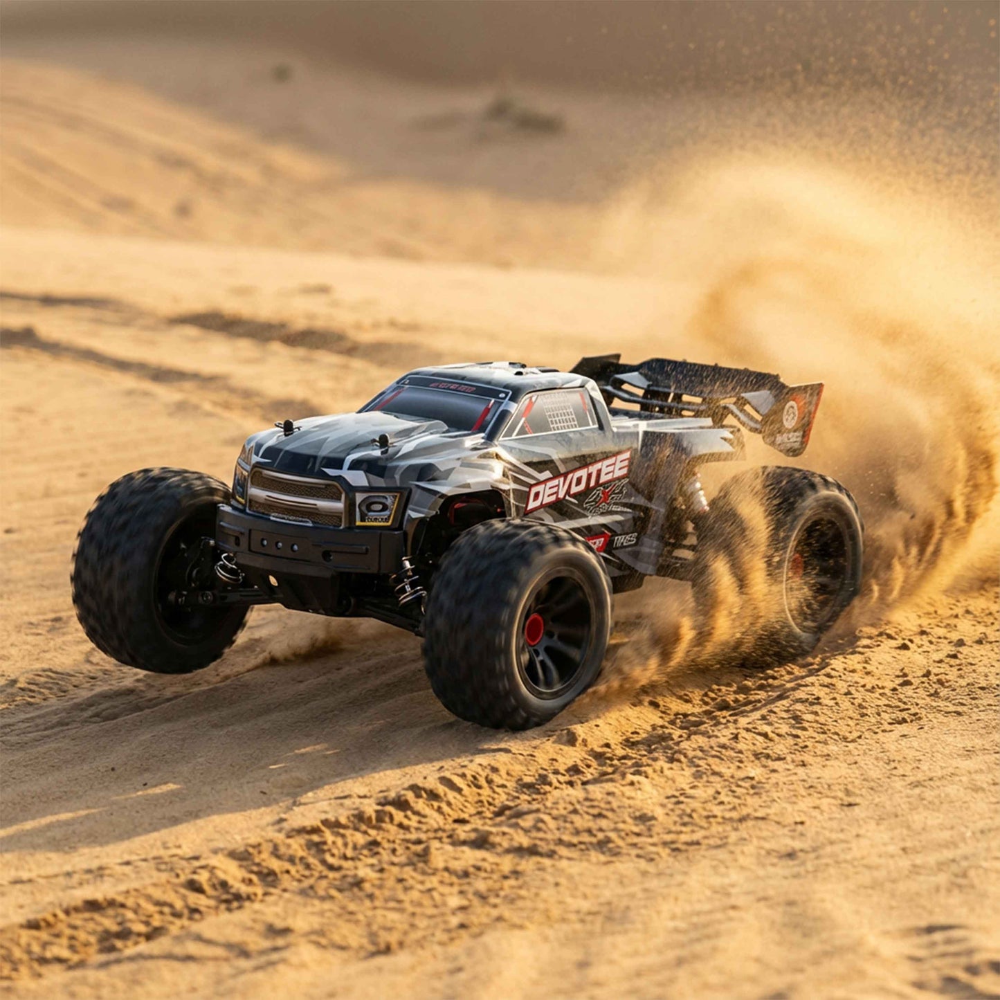 DEVOTEE Brushless RC Monster Truck 65km/h (2.4GHz) – Grey Camo