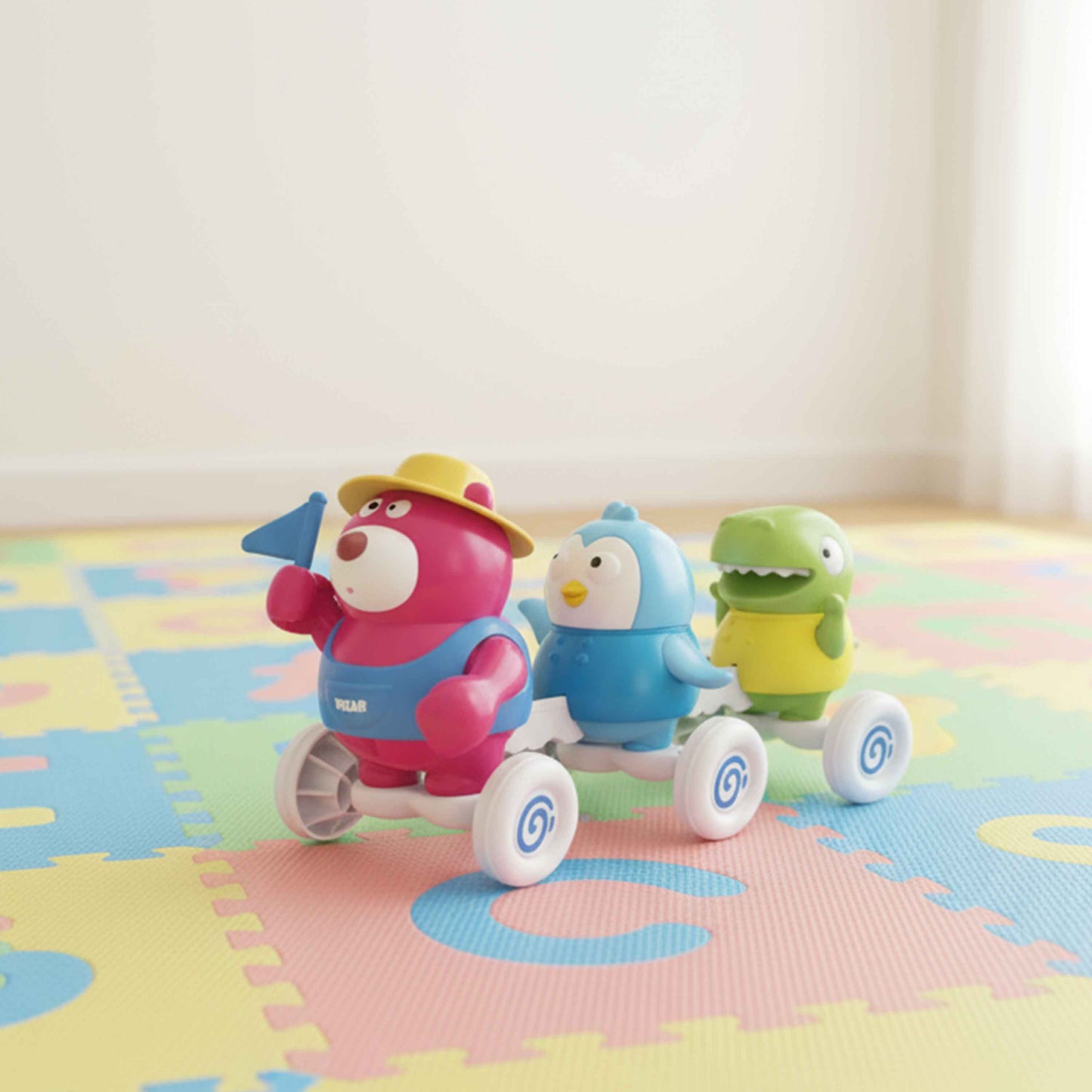 Animal Garden Party – Baby Sensory Pull-Along Toy Set (CPC)