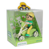 Cartoon Four-Wheeled Green Inertia Car | Kids Toy Qatar
