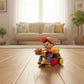 Three-Wheel Cartoon Inertia Vehicle | Kids Push-and-Go Toy