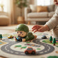 Cartoon style crawling action toy designed for children ages 3+