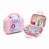 Treasure Chest DIY Craft Suitcase Kit (Pink) – Beads, Stickers & Clay/Slime Set for Girls (3+)