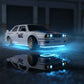 1:16 RC Drift Car 30km/h – 7-Color Neon Lights + Front/Rear Lights, 2.4GHz Remote
