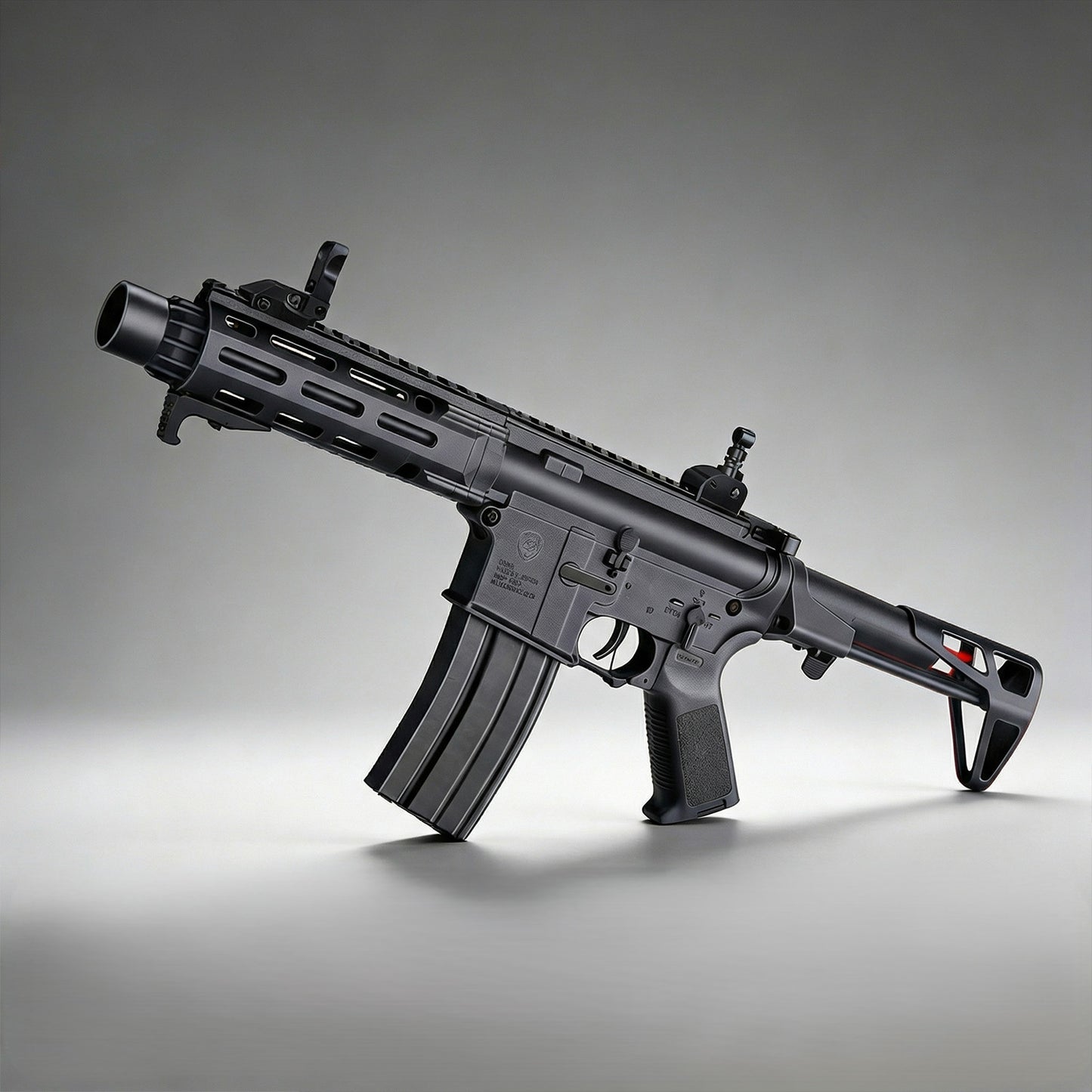 Electric toy blaster with metal gears and rechargeable battery