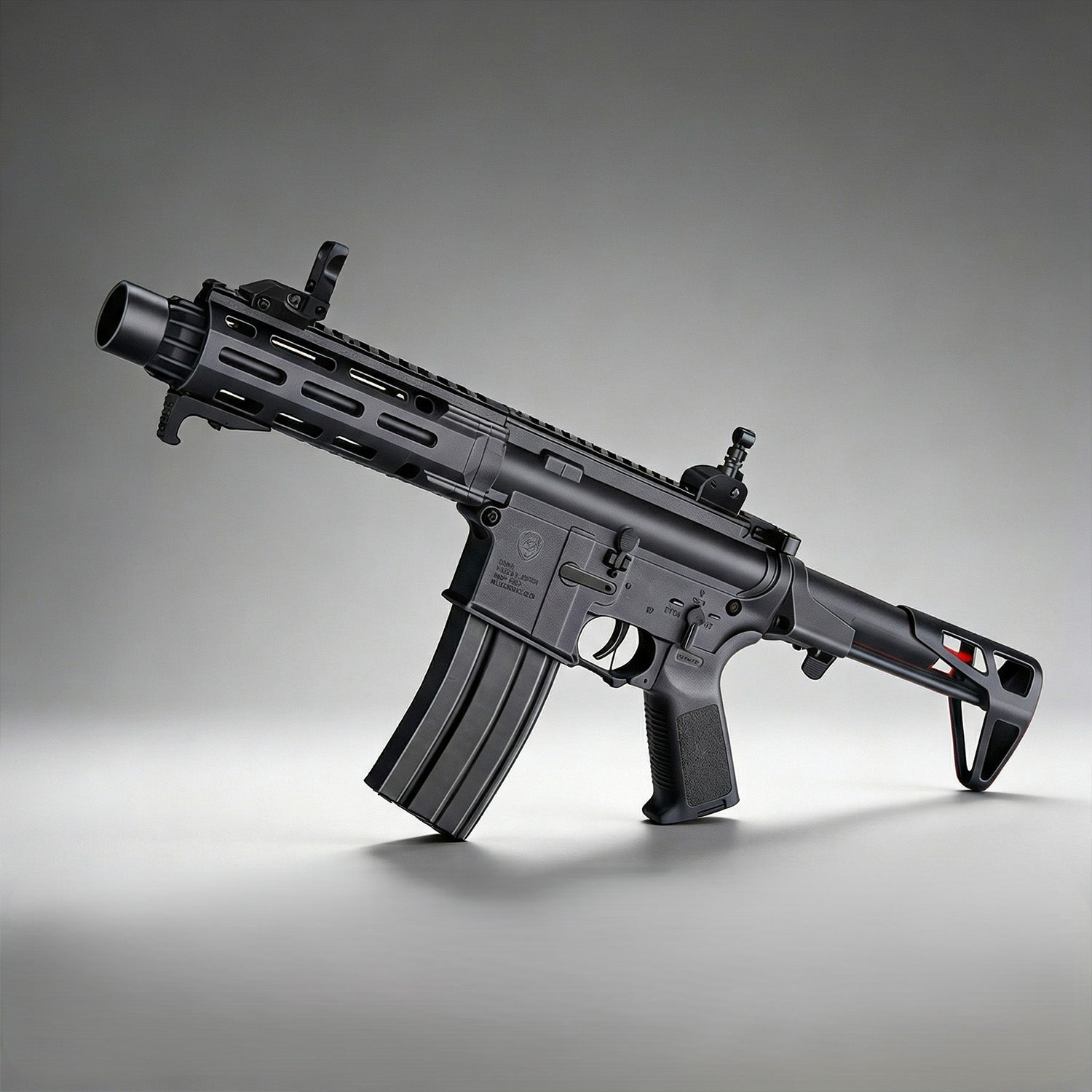 Electric toy blaster with metal gears and rechargeable battery