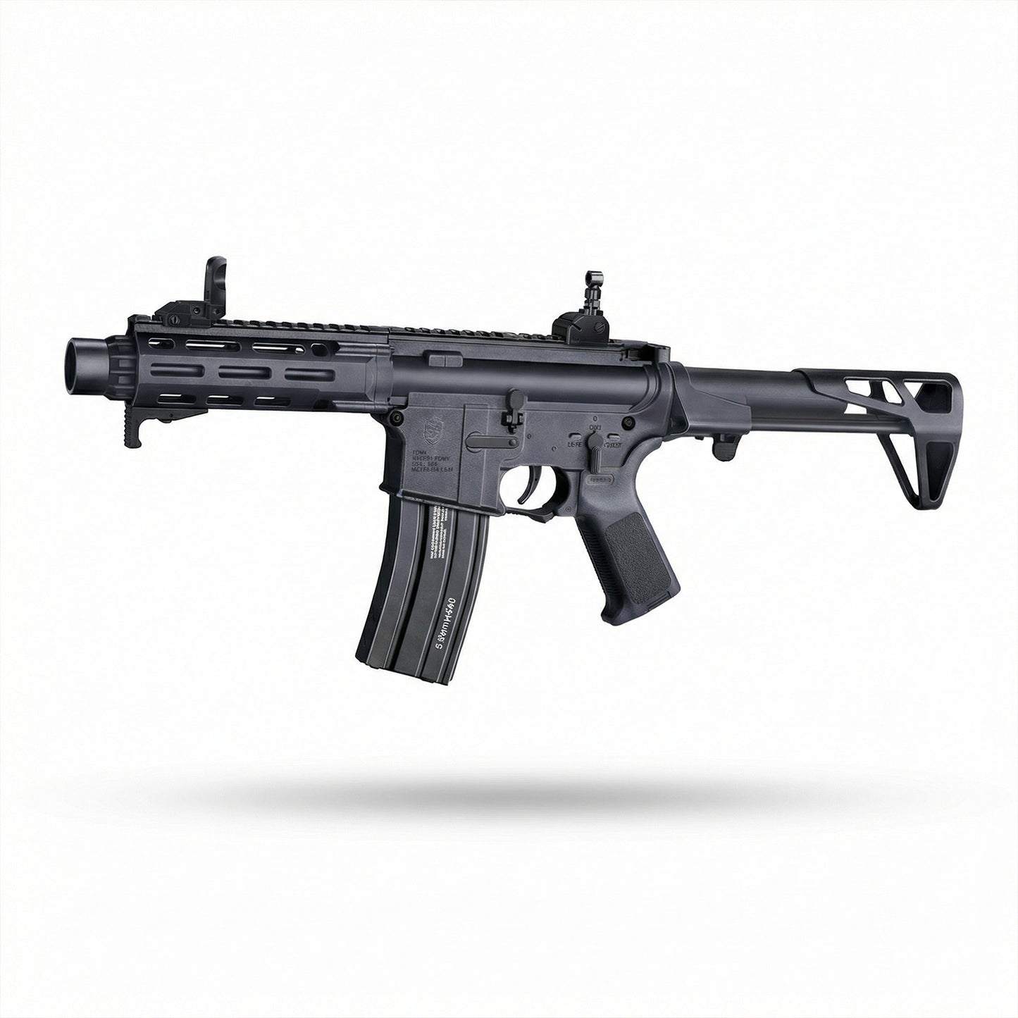 Electric toy blaster with metal gears and rechargeable battery