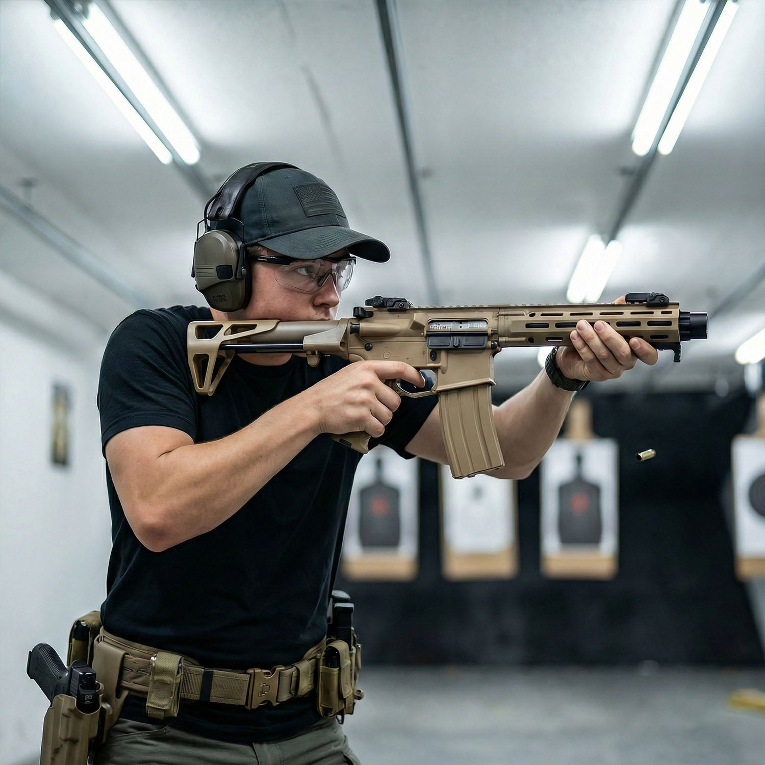 DDM4-PDW toy with front and rear sights