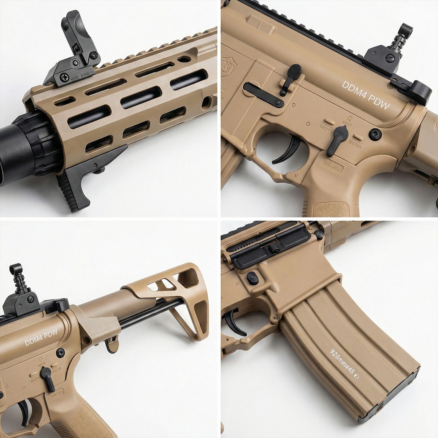 DDM4-PDW electric water bullet gun toy tan edition for teens in Qatar