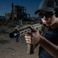 Electric toy blaster with metal gears and rechargeable battery