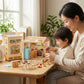 Small Town in Big City DIY mini kitchen miniature scene set 125pcs