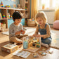 DIY mini world miniature kitchen model kit with furniture and décor