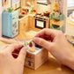 Creative DIY miniature scene kit finished size 19x19x21.5cm