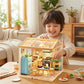 DIY mini world kitchen room miniature model display set
