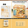 Small Town in Big City DIY mini kitchen miniature scene set 125pcs

DIY mini world miniature kitchen model kit with furniture and décor

Mini kitchen miniature house set with fridge table and kitchen accessories

Creative DIY miniature scene kit finished size 19x19x21.5cm

DIY mini world kitchen room miniature model display set
