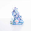 Blue Floral Building Blocks Display Set with Butterfly