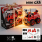 Mini Car Toy Bricks Fire Ladder Truck – DIY Assemble Rescue Truck (28 PCS)