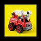 Kids firefighter rescue ladder truck mini construction toy bricks set