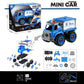 Mini Car Toy Bricks Police Truck – DIY Assemble Police Defender (28 PCS)