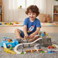 Educational Airport Track Car Toy Set in Qatar – 47 Pieces Kids Playset